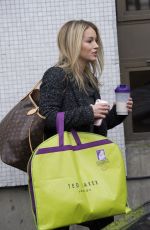 OLA JORDAN Leaves ITV Studios in London 01/12/2017