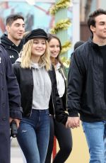 OLIVIA HOLT with Boyfriend at Disneyland in Anaheim 01/04/2017