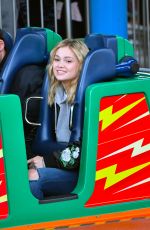 OLIVIA HOLT with Boyfriend at Disneyland in Anaheim 01/04/2017