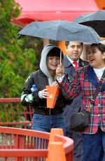 OLIVIA HOLT with Boyfriend at Disneyland in Anaheim 01/04/2017