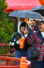 OLIVIA HOLT with Boyfriend at Disneyland in Anaheim 01/04/2017