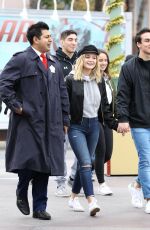 OLIVIA HOLT with Boyfriend at Disneyland in Anaheim 01/04/2017