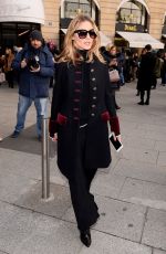 OLIVIA PALERMO Arrives at Schiapparelli Fashion Show in Paris 01/23/2017