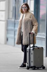 OLIVIA PALERMO Leaves Her Apartment in New York 01/21/2017