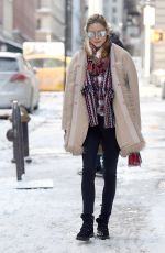 OLIVIA PALERMO Out in New York 01/08/2017