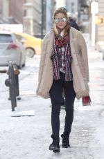 OLIVIA PALERMO Out in New York 01/08/2017