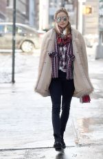 OLIVIA PALERMO Out in New York 01/08/2017