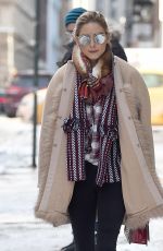 OLIVIA PALERMO Out in New York 01/08/2017