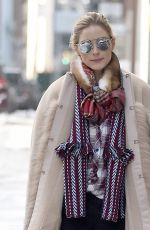 OLIVIA PALERMO Out in New York 01/08/2017