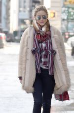 OLIVIA PALERMO Out in New York 01/08/2017