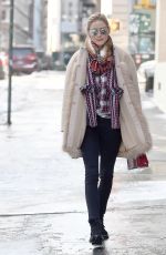 OLIVIA PALERMO Out in New York 01/08/2017