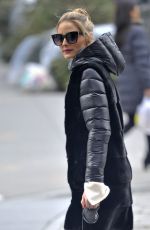 OLIVIA PALERMO Out with Her Dog in New York 01/19/2017