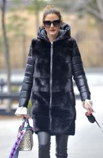 OLIVIA PALERMO Out with Her Dog in New York 01/19/2017