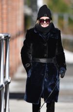 OLIVIA PALERMO Walks Her Dog Out in New York 01/06/2017