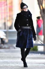 OLIVIA PALERMO Walks Her Dog Out in New York 01/06/2017