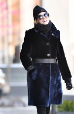 OLIVIA PALERMO Walks Her Dog Out in New York 01/06/2017