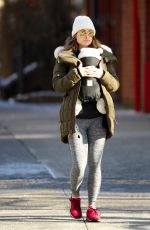 OLIVIA WILDE Out and About in New York 01/15/2017