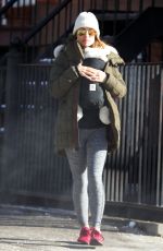 OLIVIA WILDE Out and About in New York 01/15/2017
