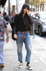 OONA CHAPLIN Out and About in Beverly Hills 01/13/2017