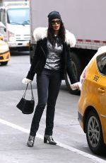 PADMA LAKSHMI Out and About in New York 01/18/2017