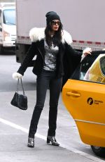 PADMA LAKSHMI Out and About in New York 01/18/2017
