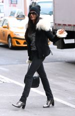 PADMA LAKSHMI Out and About in New York 01/18/2017