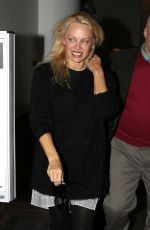 PAMELA ANDERSON at LAX Airport in Los Angeles 01/15/2017