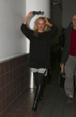 PAMELA ANDERSON at LAX Airport in Los Angeles 01/15/2017