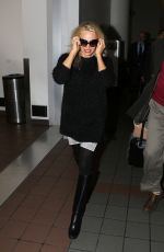 PAMELA ANDERSON at LAX Airport in Los Angeles 01/15/2017