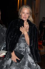 PAMELA ANDERSON Leaves Four Seasons George V Hotel in Paris 01/27/2017