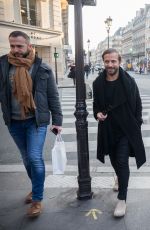 PAMELA ANDERSON Out and Abut in Paris 01/26/2017