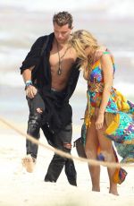 PARIS HILTON at a Beach in Tulum 01/10/2017