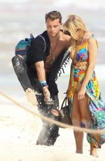 PARIS HILTON at a Beach in Tulum 01/10/2017