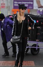 PARIS HILTON at Heathrow Airport in London 01/30/2017