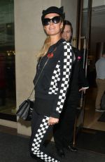PARIS HILTON at Heathrow Airport in London 01/30/2017