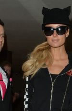 PARIS HILTON at Heathrow Airport in London 01/30/2017
