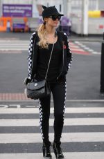 PARIS HILTON at Heathrow Airport in London 01/30/2017