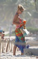 PARIS HILTON in Swimsuit at a Beach in Cancun 01/09/2017