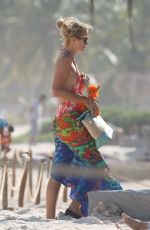 PARIS HILTON in Swimsuit at a Beach in Cancun 01/09/2017