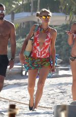 PARIS HILTON in Swimsuit at a Beach in Cancun 01/09/2017