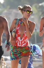 PARIS HILTON in Swimsuit at a Beach in Cancun 01/09/2017