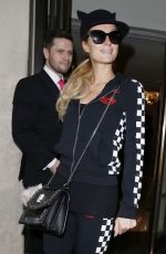 PARIS HILTON Leaves Mayfair Hotel in London 01/30/2017