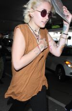 PARIS JACKSON at Los Angeles International Airport 01/24/2017