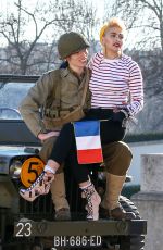 PARIS JACKSON on the aet of a Chanel Photoshoot in Paris 01/18/2017