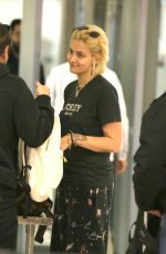 PARIS JACSKON at LAX Airport in Los Angeles 01/29/2017