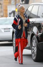 PIA MIA PEREZ at a Gas Station in West Hollywood 01/03/2017