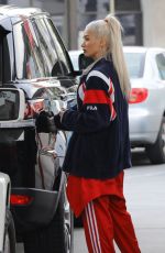PIA MIA PEREZ at a Gas Station in West Hollywood 01/03/2017
