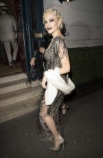 PIXIE LOTT Arrives at Her 26th Birthday Party in London 01/22/2017
