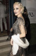 PIXIE LOTT Arrives at Her 26th Birthday Party in London 01/22/2017