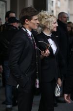 PIXIE LOTT Leaves Dolce & Gabbana Fashion Show in Milan 01/28/2017